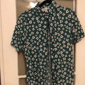 Floral button down